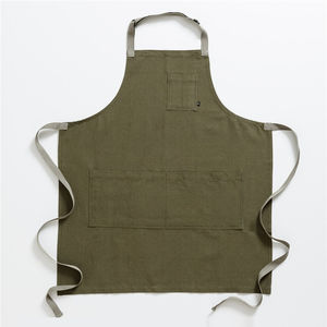 Delantal de Chef Profesional Personalizado Unisex con Tirantes Ajustables, Cierre de Botones, Manga Corta, Resistente, Servicio OEM - Product Image 6