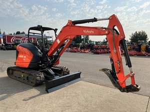 Mini-excavatrice Kubota U55-5 2021 : Puissance avancée de 5 tonnes à rotation zéro avec technologie intelligente - Product Image 2