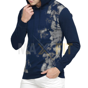 เสื้อฮู้ดสำหรับผู้ชายผ้าฝ้ายโพลีเอสเตอร์แบบใหม่ - Product Image 2
