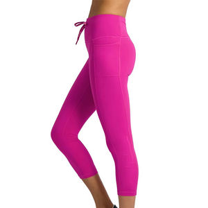 เลกกิ้งคาปรีเอวสูงสำหรับสตรีเลกกิ้งคาปรีขนาดผู้ใหญ่ - Product Image 4