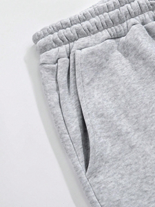 Men Drawstring Waist Sweatpants Solid <b>Elastic</b> Waist Sweatpants Manufacturer Fleece Joggers Men Sweatpants Autumn Men Sweat Pants - Product Image 5