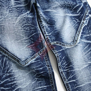 Pantalones Vaqueros Unisex Transpirables con Roturas y Pintura, Estilo Casual de Verano, Corte Ajustado, Pierna Recta, Denim Desgastado, Pantalones de Motociclista para Todas las Temporadas - Product Image 4