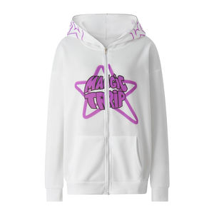 Sweat à capuche zippé personnalisé de haute qualité en coton polyester surdimensionné Sweats à capuche pour hommes - Product Image 1