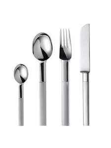 Juego de Cubiertos de acero inoxidable con acabado de espejo clásico para comedor. - Product Image 4