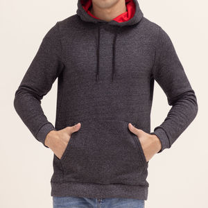 Pull à capuche d'hiver en coton 100% surdimensionné de style de rue OEM personnalisé pour hommes avec manches régulières Couleur et logo personnalisés - Product Image 5