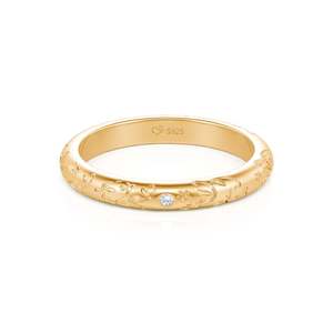 แหวนแต่งงาน Jeulia Custom Moissanite ลายเถาวัลย์สลักสำหรับผู้หญิง ทำจากทอง 10K/14K/18K หรือแพลตตินัม - Product Image 1