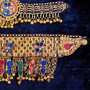 Joyería Tradicional Afgana Hecha a Mano en Latón, Accesorio de Moda Étnico Tribal, para Mujeres, Fiestas, Festivales, Bodas - Product Image 4