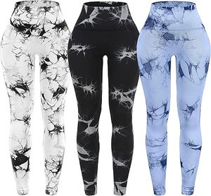 Women's Solid Mid Elastic Waist Full Length Fitness Leggings-Quick Dry Eco-Friendly Breathable Spandex/Nylon 220g Customizable - Product Image 1