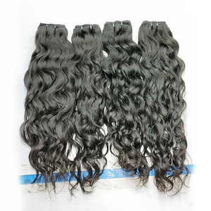 Human Hair Natural Wavy Affordable <b>Cheap</b> Virgin Hair Vendor Ful Hair <b>Extensions</b> - Product Image 1