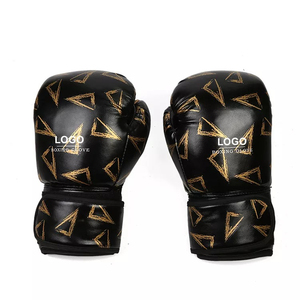 GAF en cuir de vachette doré Vente en gros Logo sur mesure Gants de boxe gagnants Couleur personnalisée Gants à lacets Service professionnel OEM - Product Image 3