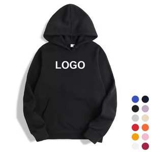 Sudaderas con Capucha para Hombre de Alta Calidad, Logotipo Personalizado, Color Sólido, Transpirables, de Poliéster, Algodón y Felpa, para Otoño, Venta al Por Mayor - Product Image 4