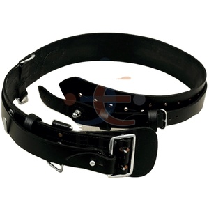 Cinturón de Cuero Genuino Sambrowne con Hebilla y Accesorios de Latón, Correa de Hombro Ajustable Sam Browne con Soporte para Espada - Product Image 1