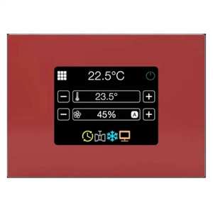 Contrôleur Galletti EVO-2-TOUCH-R pour unité de ventilo-convecteur Art-U Red HVAC avec modèle EYE2TR00000A - Product Image 1