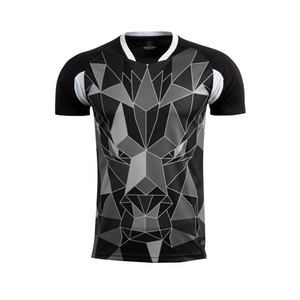 <b>Light</b> Weight Breathable Short Sleeve Customizable Men's Soccer Jersey-Plus Size Blank Design - Product Image 1