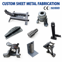 Fabrication sur mesure de tôlerie à faible MOQ, découpe laser OEM, pliage, soudage, pièces de cadre en acier robuste
