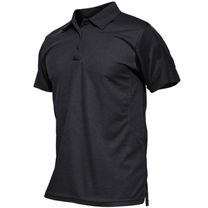 Profesional de alta calidad para camisa Polo Patrón sólido transpirable personalizado Suministro ODM - Product Image 2