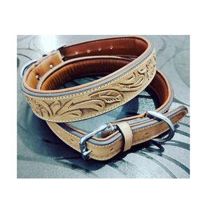 Collar de perro de lujo popular con logotipo personalizado, Collar de perro con hebilla de Metal de cuero PU duradero - Product Image 4