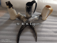 Mug en corne de vache de haute qualité avec fond en bois, fabriqué sur mesure, mug à boire en corne de vache viking, sans danger pour les aliments, aux prix les plus bas