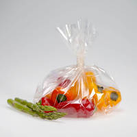 Sacs à soufflets latéraux en PEHD recyclables pour l'emballage des légumes, sur rouleaux, avec impression en héliogravure personnalisable pour les supermarchés