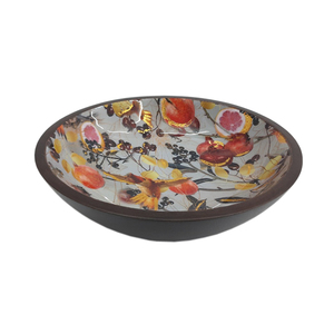 Eco-Friendly Handmade Round Fruit Bowl Classic Design Wood Natural Finish for <b>Tabletop</b> Serving Snacks Customized for Home Hotels - Product Image 4