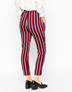 Pantalones de pierna ancha rectos de viento informales relajados a rayas nuevos de verano personalizados al por mayor pantalones casuales de señora - Product Image 3