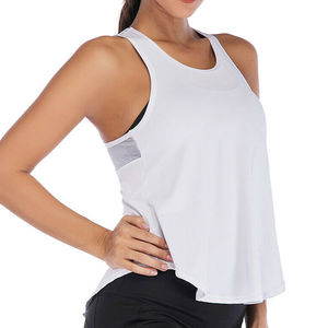 Camiseta sin mangas de alta calidad 2024 para mujer, Material de algodón y poliéster 100%, camisetas sin mangas de algodón transpirables de venta superior para ropa de gimnasio para mujer - Product Image 5
