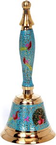 Campanas de latón talladas a mano impresas personalizadas para Pooja y templos grandes Festivales Artesanía al aire libre Regalos ocasionales Modelo Tipo de producto - Product Image 4