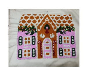 Vajilla hecha a mano de aspecto antiguo, manteles individuales decorativos, forma única, diseño elegante, manteles individuales de mano bordados blancos - Product Image 5