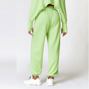 Women's High Waist Baggy Flared Sweatpants High Quality Embroidery Print <b>Decoration</b> <b>Winter</b> Casual Streetwear Solid Pattern - Product Image 6