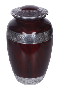 Urne funéraire en aluminium finition naturelle, de qualité durable et légère Urne funéraire classique de style américain - Product Image 4