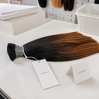 Étiquettes personnalisées pour extensions de cheveux, étiquettes d'emballage, autocollants avec votre logo pour salons de coiffure