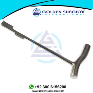 Venta al por mayor Lebsche esternón cincel combinado Director 245mm instrumentos de Cirugía Torácica mejor calidad - Product Image 2