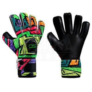 Offre Spéciale Gants de gardien de but conçus sur mesure Nouveau style de matériel en cuir PU pour l'entraînement sportif Protection Respirant Prix bon marché - Product Image 1