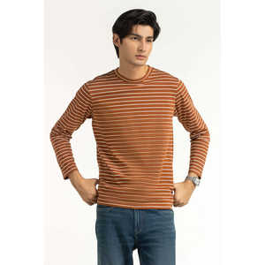 Camisetas de Corte Regular con Estampado Elegante, de Algodón/Fibra de Bambú, Largas, con Patrón Sólido, Talla Grande MN-TS-WS25-032 - Product Image 4