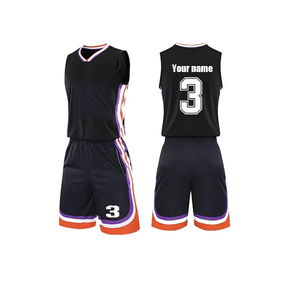 เสื้อบาสเก็ตบอลแบบซับลิเมชั่นคุณภาพสูง ชุดบาสเก็ตบอลสไตล์ใหม่ ชุดกีฬา - Product Image 1