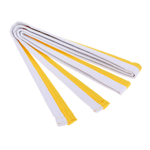 High Quality Custom Length & Width 100% Cotton Karate <b>Belts</b> New Design Manufacturer Direct Wholesale Customized for Judo - Product Image 1