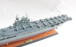 Modèle réduit de bateau en bois USS Enterprise (CV-6) de haute qualité du fabricant Gia Nhien Design personnalisé Artisanat Matériau métallique - Product Image 5