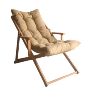 Selling Garden <b>Chairs</b> Made Of <b>Teak</b> Wood With Soft Foam Seats And Backrests And Fine Fabric - Product Image 2