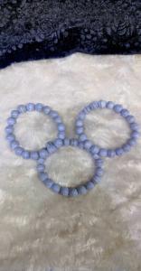 Pulsera de Ágata Azul para Hombre y Mujer, Piedra Preciosa de Cristal Curativo Natural con Certificado de Laboratorio para Yoga, Reiki y Meditación - Product Image 4