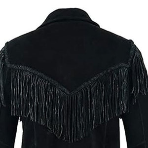 Meilleurs modèles Vestes d'hiver pour hommes Tailles personnalisées Veste de haute qualité pour homme Vente directe d'usine Vestes en cuir à franges pour homme - Product Image 6