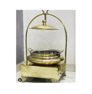 Platos de frotamiento Hot Pot Chafer Platos Comida Buffet Display Calentador HECHO DE Metal para Catering Platos de frotamiento Suministros de hotel - Product Image 1