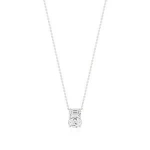 Collier pendentif Toi Et Moi en diamant Eternal Bond - Product Image 4