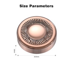 Cabezal de Repuesto para Afeitadora Eléctrica de Láminas, Cuchilla Triple y Doble, Recortadora de Barba y Rostro, Resistente al Agua y Lavable - Product Image 2