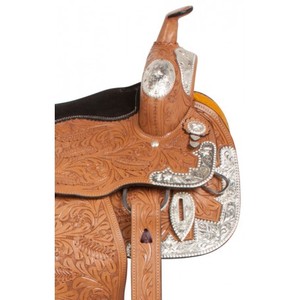 หนังวัวแท้สไตล์การแสดงแบบตะวันตกแบบกำหนดเองตรา Shyam หนังวัวแท้สีเงิน100% เลือกขนาดได้ - Product Image 4