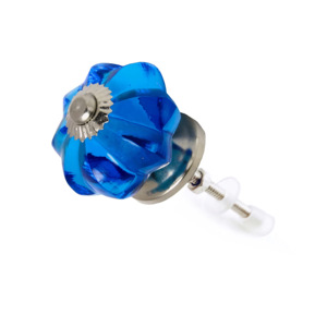 Poignées d'armoires de cuisine de luxe européenne cristal turquoise Melon boutons en céramique métal tiroir armoire tire pour chambre à coucher - Product Image 2