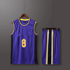 Kit deportivo para hombre, camisetas de baloncesto para fanáticos americanos, chaleco y pantalones cortos de entrenamiento para hombres y niños - Product Image 2