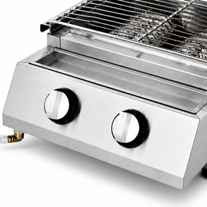 Barbecue au gaz GPL commercial pour comptoir, idéal pour les restaurants, vente en gros pour les revendeurs d'équipements. - Product Image 1