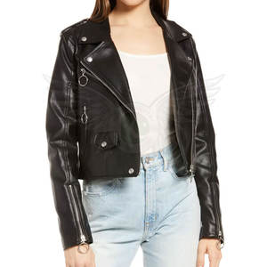 Vêtements pour femmes sur mesure avec votre propre design Veste tendance en cuir de haute qualité 2023 pour femmes - Product Image 1