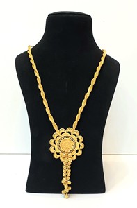 Ensembles de bijoux en strass vintage plaqué or 24 carats personnalisés pour les mariages, les fêtes et les cadeaux - Product Image 2