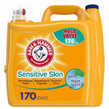 Détergent liquide pour linge Arm & Hammer pour peaux sensibles, hypoallergénique, doux pour la peau, nettoyage efficace - Product Image 6
